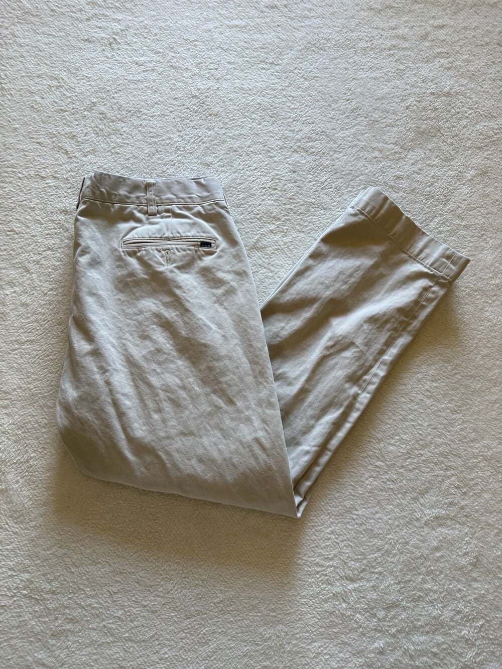 Polo Ralph Lauren Pants Size 36x30 Beige Slim Fit Chino Trousers